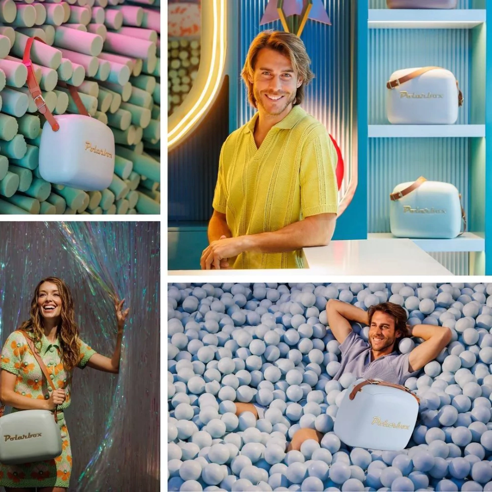 Lancheira 6l - Bruma com Alça Marrom