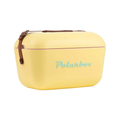 Cooler Retro 20l - Amarelo com Alça Marrom