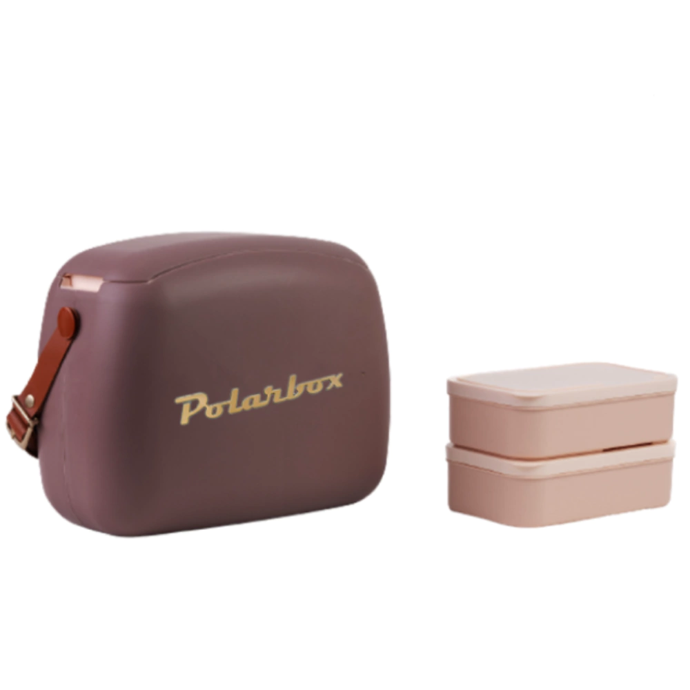 Lancheira 6l - Marrom com Alça Marrom