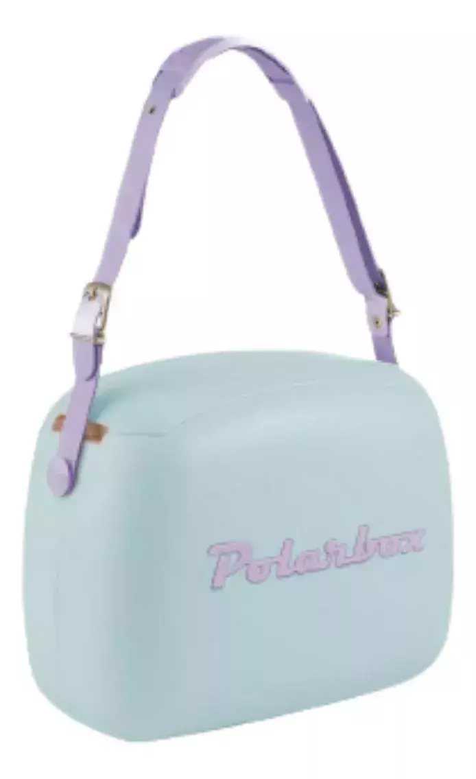 Lancheira 6l - Celeste com Lilás