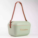 Cooler Retro 12l - Oliva com Alça Marrom