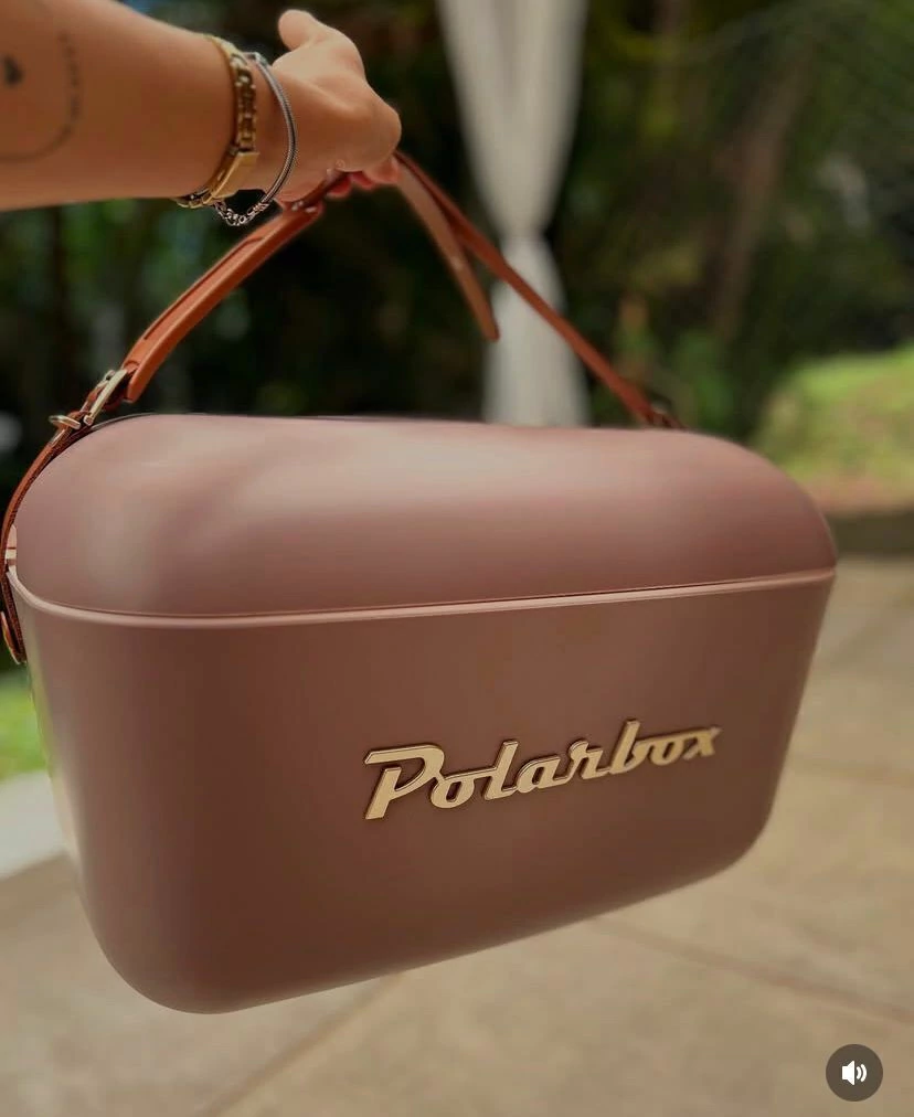 Cooler Retro 20l - Marrom Mauve Gold