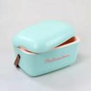 Cooler Retro 12l - Verde Água com Alça Marrom